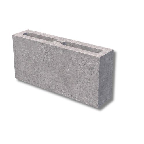 Bloco de concreto de vedação, largura 9 cm